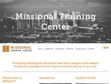 Tablet Screenshot of missionaltraining.org
